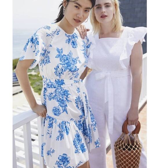 Rachel Parcell Ruffle Front Tie Cotton Dress Size XXS - Picture 13 of 13